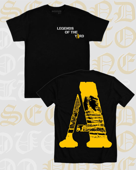 Legends of the Yard Sphinx Black Tee